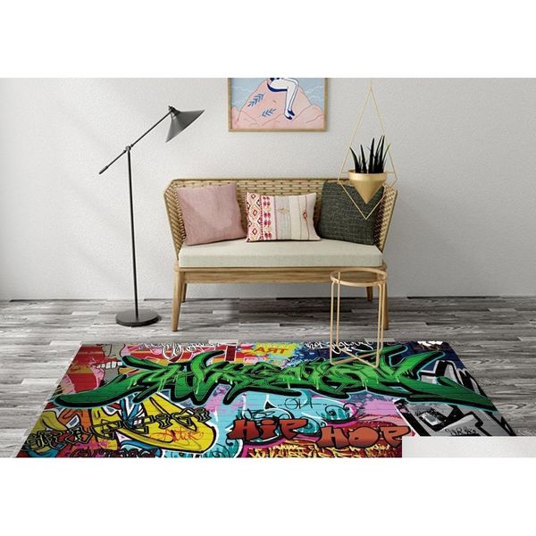 

lb non-slip green graffiti area rugs for living home room large in carpet for bedroom floor kitchen cushion b qylzlo ppshop01