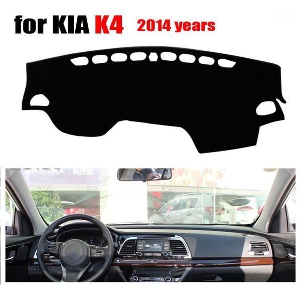 

car dashboard cover mat for kia k4 2014 years left hand drive dashmat pad dash covers auto dashboard accessories1