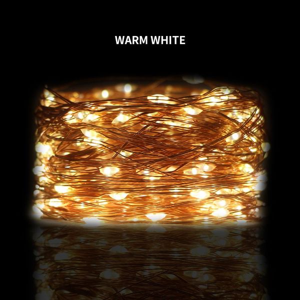 

led солнечный свет строка фея огни открытый водонепроницаемый светильник рождество garland для отдыха венчания партии причёски 7м 12м легкие