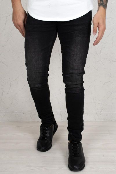 

men's jeans deepsea grinding narrow trotter rose crested pants 2100142, Blue