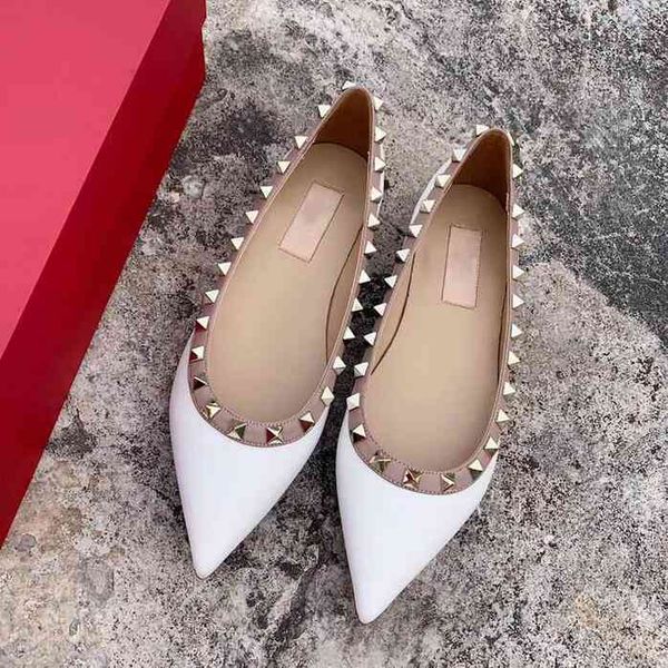 

stud luxury sandals pointed high heels designer shoes nude fashion wedding rivets women pumps valentine, Black