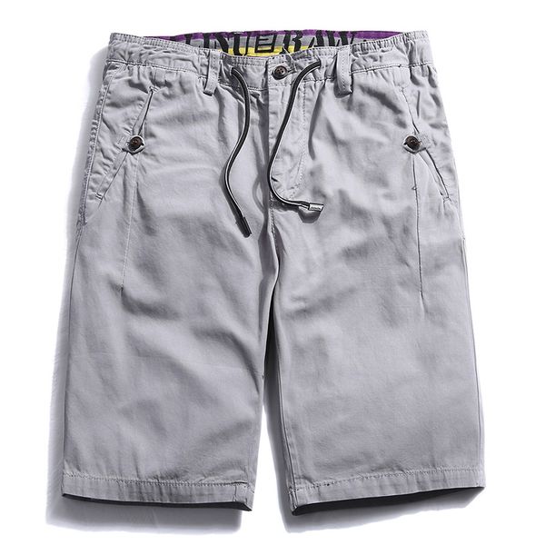 

2021 new summer calzones style mens men's shorts from load solid men at height of the knee-f57 9602, White;black