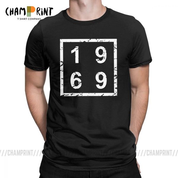 

birthday born in 1969 50 years old 50th birthday gift men's t shirt t shirt funny round neck plus size sport hooded sweatshirt hoodie