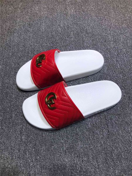 

2021 luxurys designers men's sandals and slippers women's shoes fashion suede beach slide slide slippers, Black
