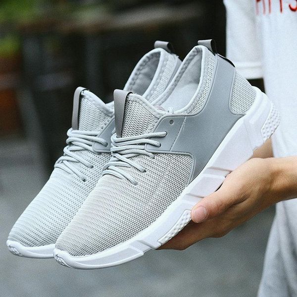 

spring new men casual shoes lace up men shoes lightweight comfortable breathable couples walking sneakers tenis feminino zapatos, Black