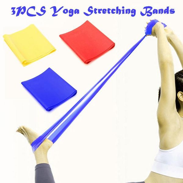 

resistance bands 3 pcs yoga set fitness exercise elastic stretching accessories for home gym training workout1
