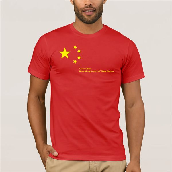 

2018 summer style brand fashion casual i love china hong kon is part china forever hoodie designers t shirts sweatshirt