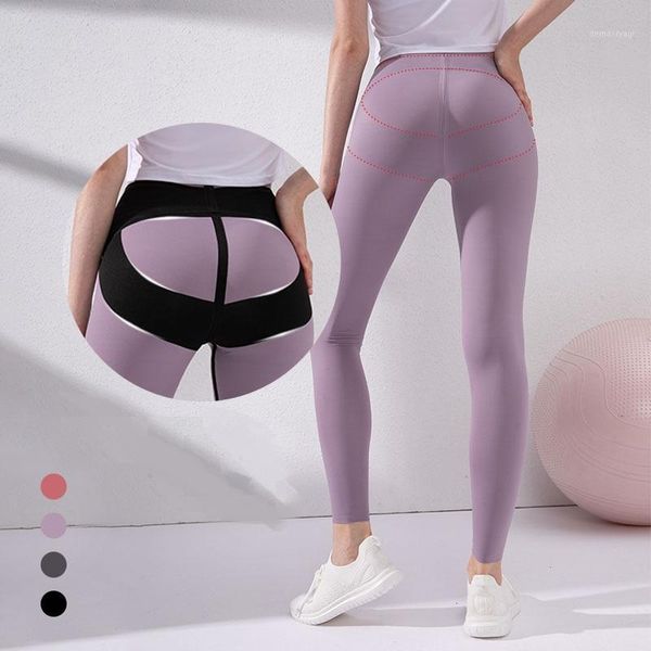 

women yoga pants high waist stretch gym legging sports seamless running fitness color stitching trousers jogging yoga hip pants1, White;red