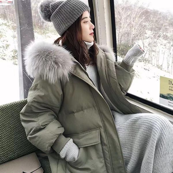 

off season down and down cotton padded jacket women's 2020 winter dress1, Black