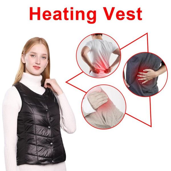 

fashion smart usb electric heating vest app bluetooth temperature control electric suit 40p, Gray;blue
