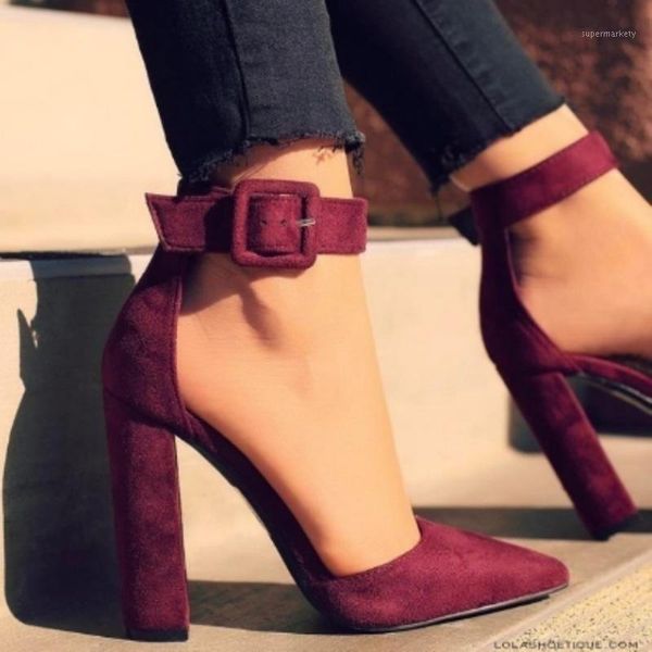 

woman wedding shoes brand strap heels classic heeled sandals .5cm ladies red pointed shoes platform pumps1, Black