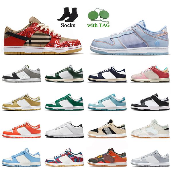 

pro skateboard trainers women mens running shoes cactus jack coast unc parra abstract art vintage green grey with socks og platform sneakers