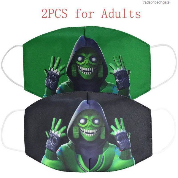

kids cartoon mouth mask face cover half breathable warm cotton windproof anti-dust anti pollution reusable masks lskwa