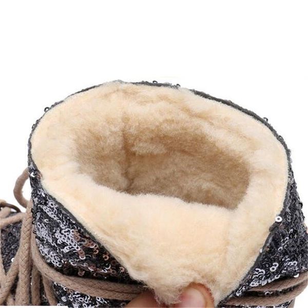 

new winter snow boots girls ankle strap flat children warm thick plush princess kids shoes student baby boots toddler shoes 02 sqcndj, Black