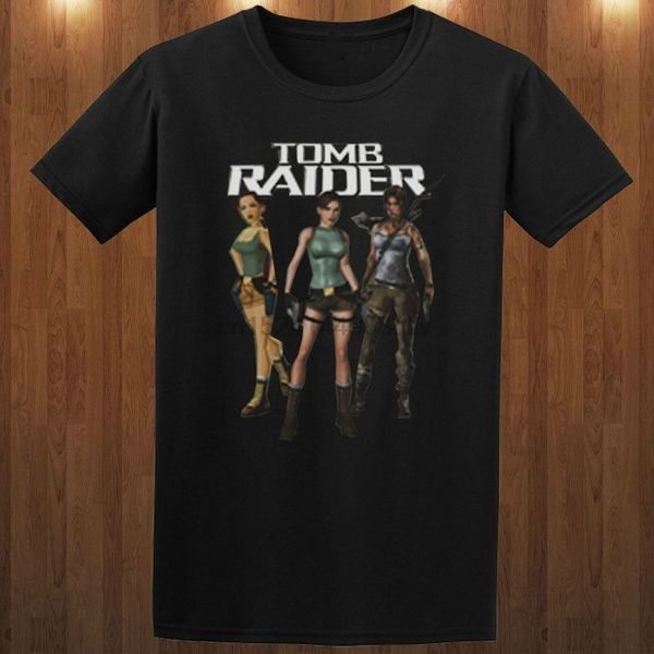 

tomb raider lara croft men's t-shirt action adventure video game tee sport hooded sweatshirt hoodie