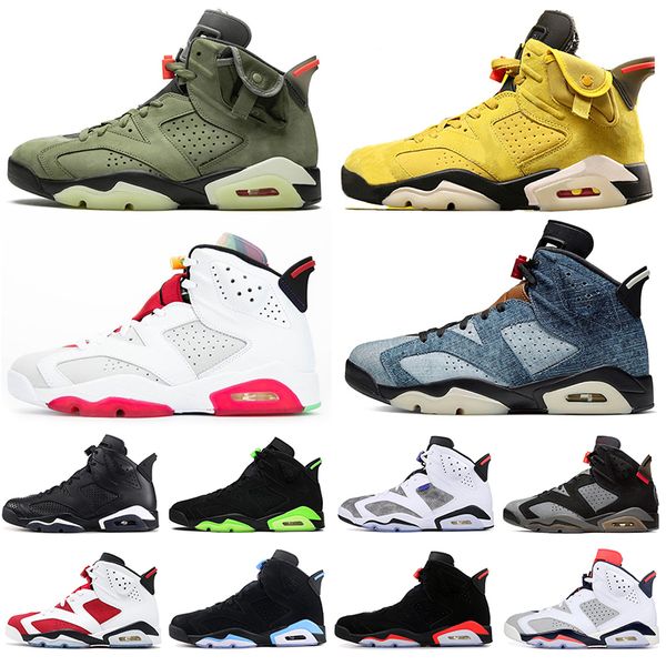 

travis scott jumpman 6 bred 6s men shoes hare alternate tinker hatfield outdoor platform mens sports sneakers trainers 7-13