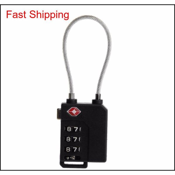 

resettable 3 digit combination travel luggage suit code lock padlock for the airport qylmrf dh_seller2010