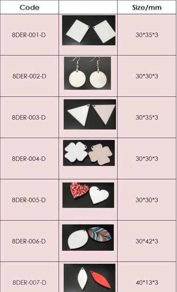 

craft wooden earring personalized custom gift sublimation blank ear drop with hook for diy heat transfer printing nov wmtjiz bdesybag
