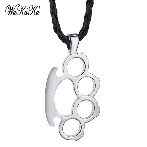 

chains 2021 creativity safety hand helmet shape chain pendent necklace men jewelry cool boy necklaces pendents gifts, Silver