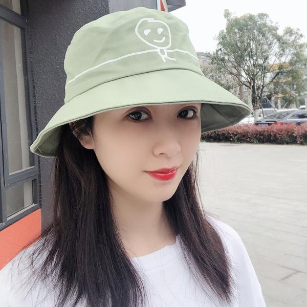 

wide brim hats cotton bucket women summer sunscreen panama hat men pure color sunbonnet fedoras outdoor fisherman beach cap, Blue;gray