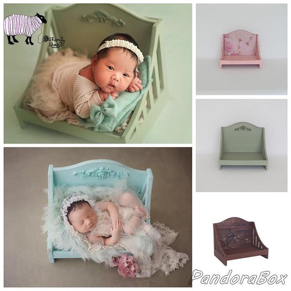 

wood sofa bed newborn pgraphy props baby boy girl p shoot posing poser double sided bed basket foto accessories, Yellow