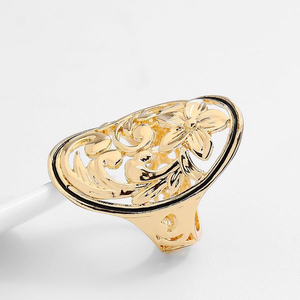 

rings of fashion guam marshallese frangipani jewelry gold plated flower rings hawaiian ring for women wedding, Silver