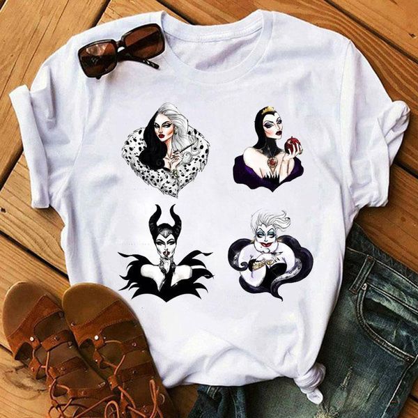

funny women t-shirt villain shirt maleficent evil queen graphic tee shirt women cool fashion female tees clothing femme sqcfqr dh_bde