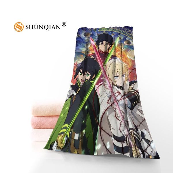 

face towel/bath towel custom seraph of the end microfiber hair/face/shower towels size 35x75cm 70x140cm