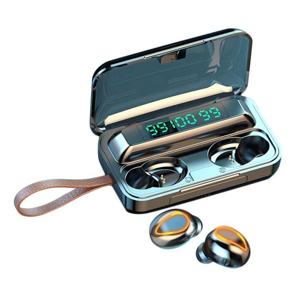 

f9 tws5.0 стерео беспроводные наушники с большой емкости led display case