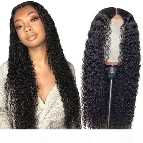 

360 human hair lace front wigs brazilian hair u part wigs kinky curly lace frontal wig pre-plucked lace human hair wigs, Black;brown
