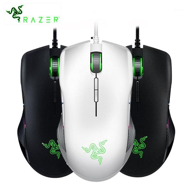 

original razer lancehead tournament edition wired gaming mouse 16000 dpi 5g optical sensor left and right both hand mouse gaming1