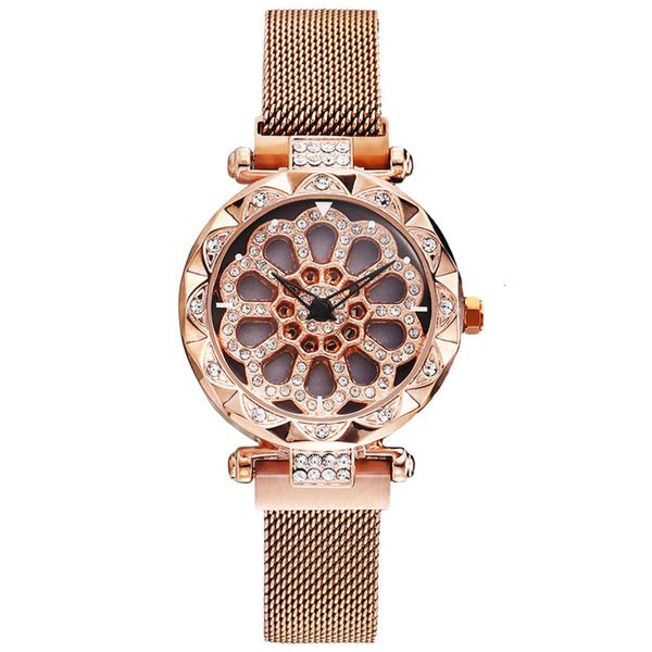 

2021 new shining fashion watch with a diamond on valentine's day mechanical