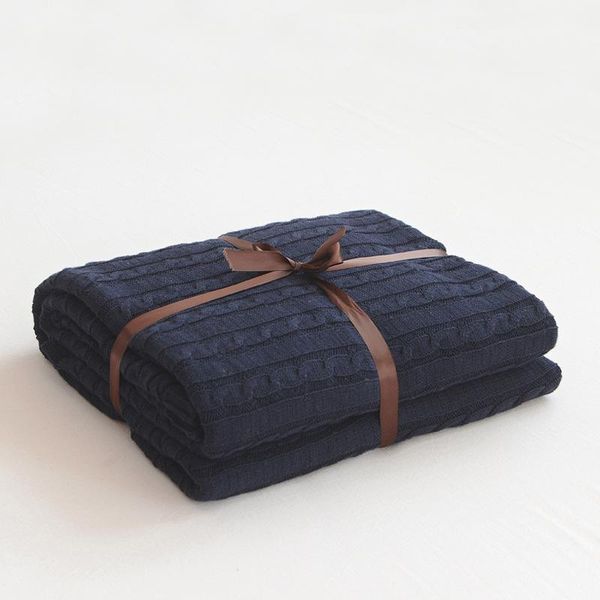 

new striped throw blanket cotton ins fleece knitted blankets for p sofa bed home vs h weighted gravity flannel blankets1