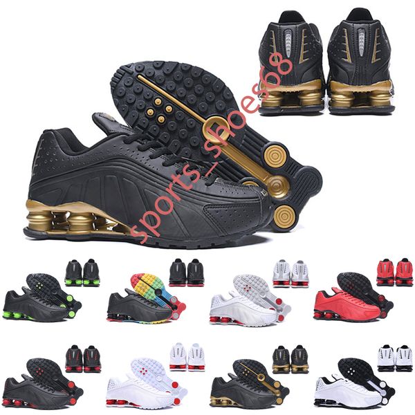 

2021 new basketball shoes black gold r4 og 301 men women running shoes triple black white black grey silver blue mens trainer women, White;red