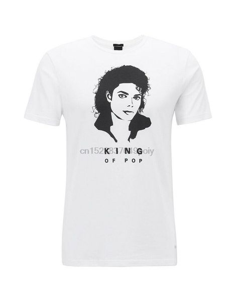 

michael jackson king of pop white t shirt sport hooded sweatshirt hoodie