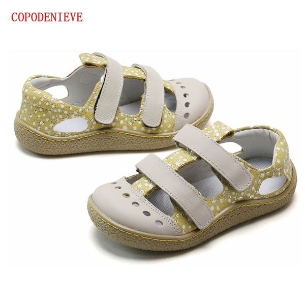 

copodenieve fashion soft breathable cool comfortable children male leather casual kids sandals little girl shoes y200619, Black;red