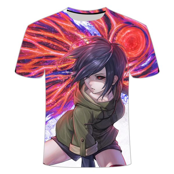 

japan tokyo ghouls anime characters 3d print shirts kawaii hippie comics men clothing