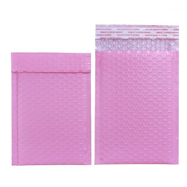 

50pcs light pink poly bubble mailer padded envelope self seal mailing bag bubble envelope courier packaging shipping envelopes1
