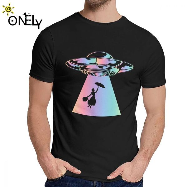 

sport classic round neck mary poppins ufo abduction tee shirt hip hop man comfortable t shirt plus size