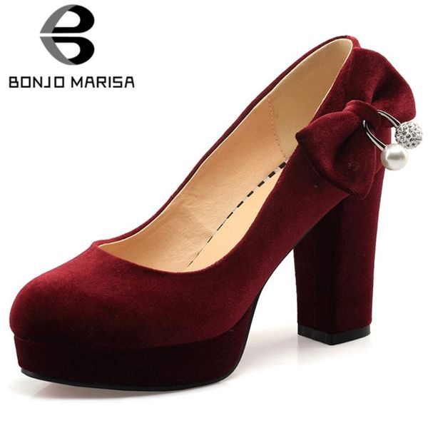

bonjomarisa ladies autumn concise decorating office elegant shallow platform pumps women high heels shoes woman, Black