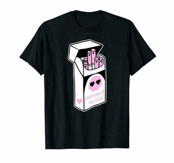 

emotionally unstable kawaii pastel goth cigarette men's size s 3xl digital printed hoodie designers t shirts sweatshirt