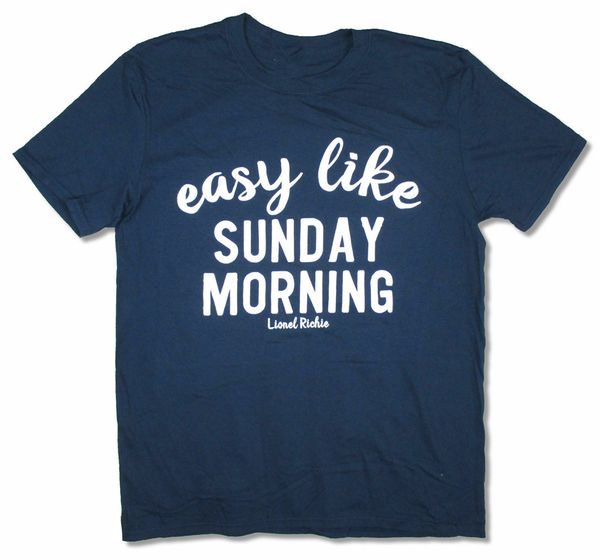 

lionel richie easy like sunday morning blue t shirt new merch tee shirt breathable men sport hooded sweatshirt hoodie
