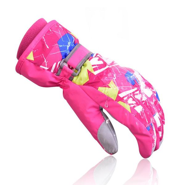 

ski gloves kids winter motorcycle cycling snowboard outdoor waterproof windproof xs-l size snow children