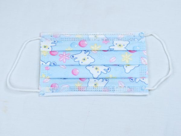 

boys disposable mouth respirator non-woven girls cartoon kids mask anti pollution breathable print face masks