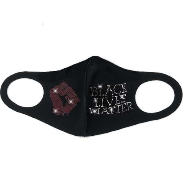 

hanging creative brand ear designer design fashion dustproof color flashing rhinestones washable mask word pattern with p8s4k