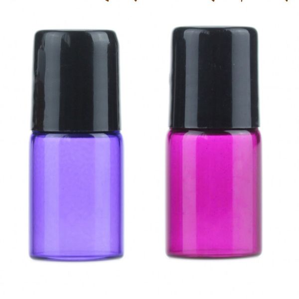 

1ml 2ml 3ml glass perfume bottles with stainless steel roller ball liquid oil perfume empty bottles roll on ball perfume bottle 14 k2