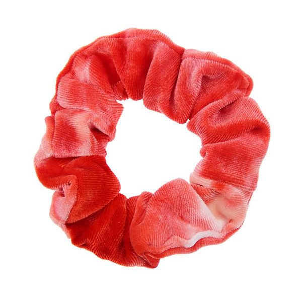 

1pc velvet hair rings for women elastic rubber bands multi color hair rope tie dyed scrunchie girls headbands ponytail holder q jlleqh
