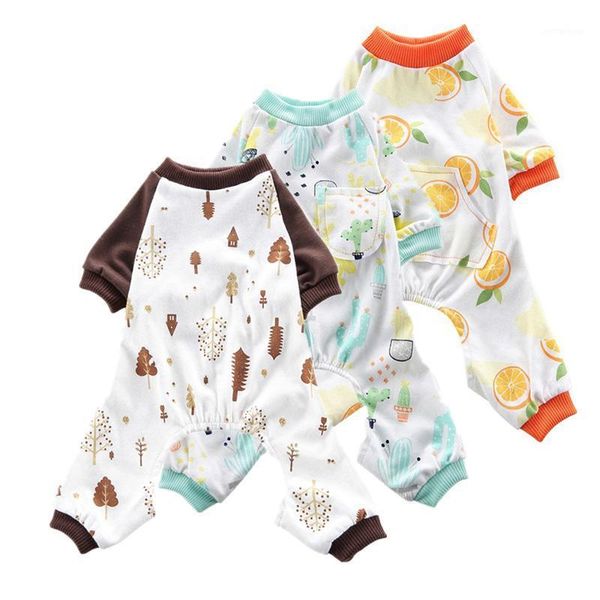 

dog apparel 3pcs/2pcs sweet pet jumpsuit pajama for small dogs shih tzu terrier pajamas overalls puppy cat clothes clothing pyjama chien1