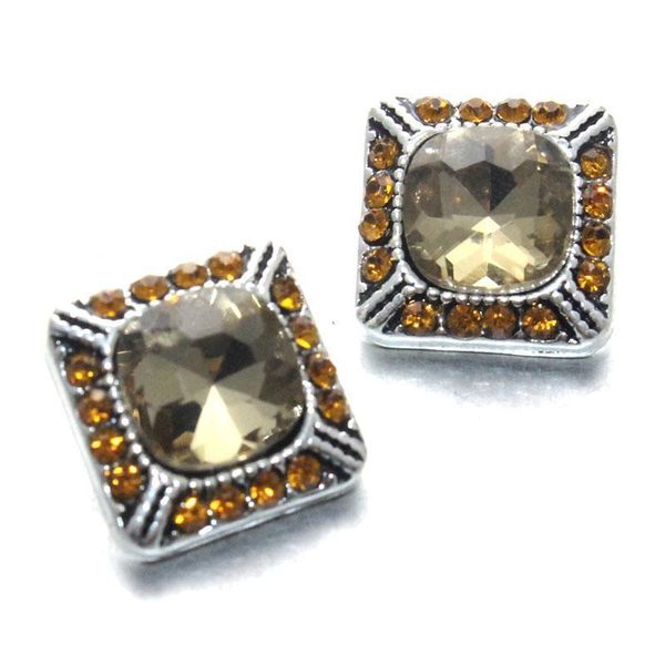 

boom life wholesale 10pcs lot square styles 12mm metal snap buttons buttons rhinestone watches snaps jewelry 011607 h sqcswz