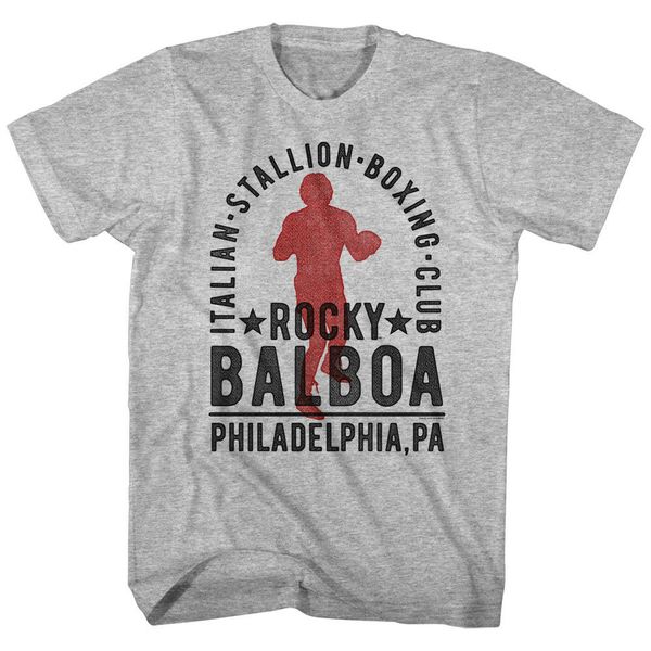 

rocky t shirt men women italian stallion boxing club gray heather tee shirt sport hooded sweatshirt hoodie